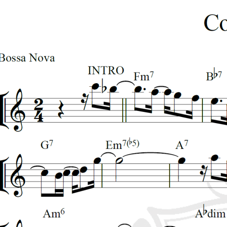 Corcovado - Tom Jobim - Piano