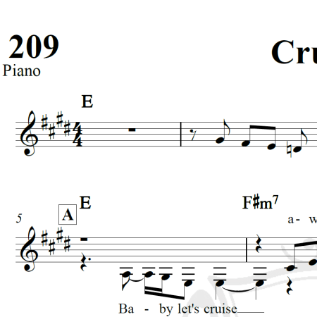 Cruisin' - Gweneth Paltrow e Huey Lewis - Piano/Vocal