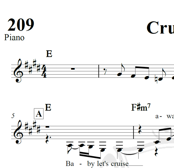 Cruisin' - Gweneth Paltrow e Huey Lewis - Piano/Vocal