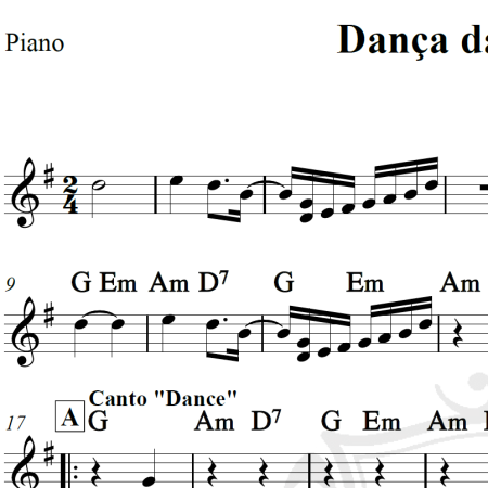 Dança da mãozinha - Tchakabum - Cifra