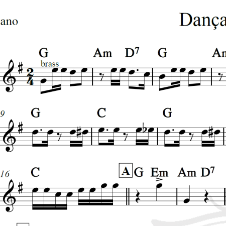 Dança do põe põe - É o Tchan - Cifra