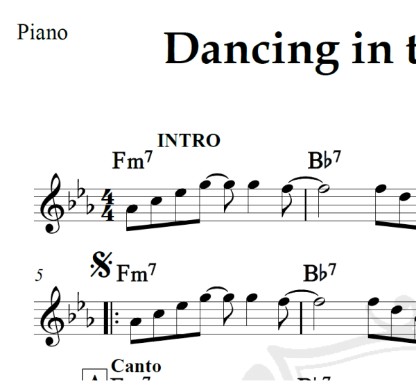 Dancing in the moonlight - Toploader - Piano