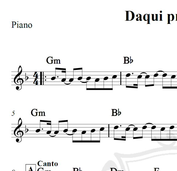 Daqui pra sempre - Manu Batidão - Cifra