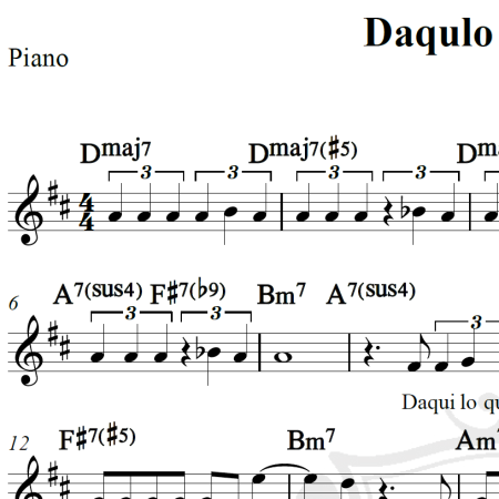 Daquilo que eu sei - Ivan Lins - Piano/Vocal