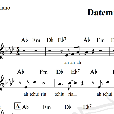 Datemi un martello - Rita Pavone - Piano/Vocal