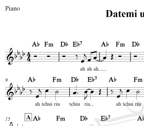 Datemi un martello - Rita Pavone - Piano/Vocal