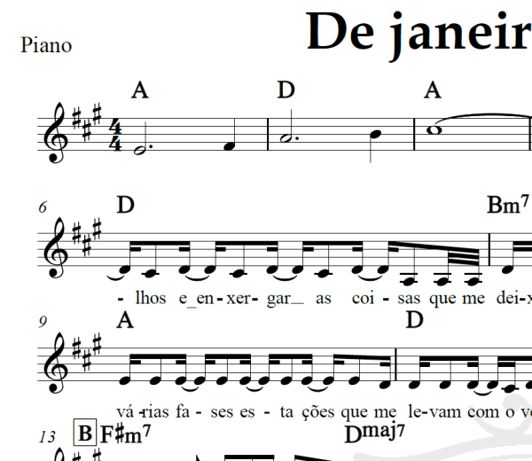 De janeiro a janeiro - Nando Reis e Roberta Campos - Piano/Vocal