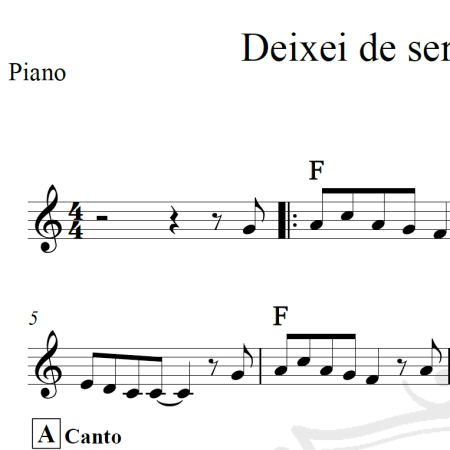 Deixei de ser cowboy por ela - Chitãozinho e Xororó - Piano