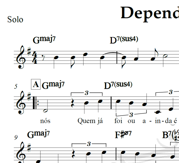 Depende de nós - Ivan Lins - Piano/Vocal