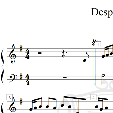 Despertai - Bach - Piano