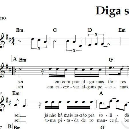 Diga sim pra mim - Isabella Taviani - Piano/Vocal