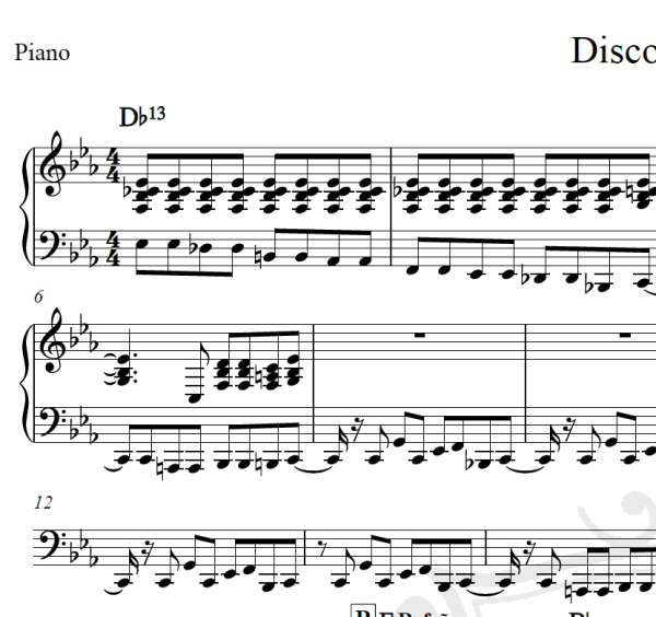 Disco Inferno - The Trummps - Cifra