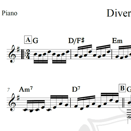 Divertissement - Saint-Preux - Piano