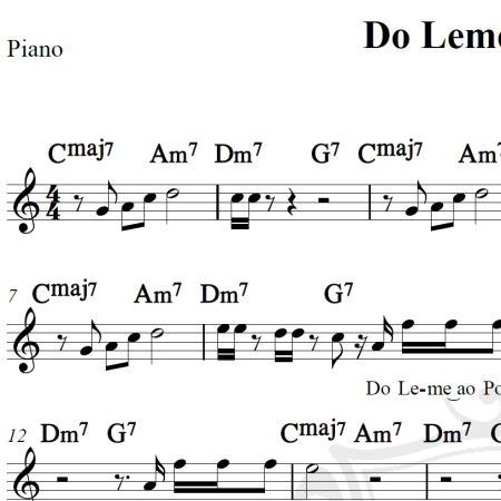 Do Leme ao Pontal - Tim Maia - Piano/Vocal