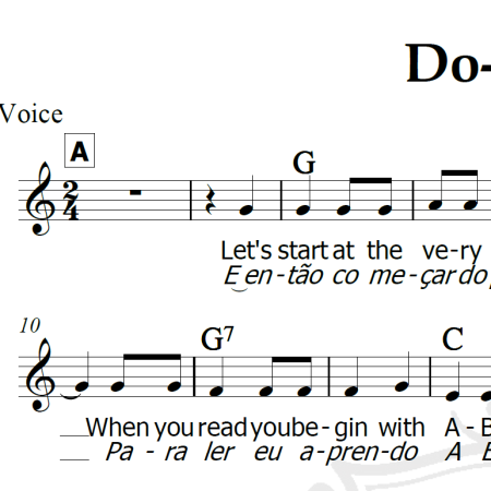 Do-Re-Mi - Piano/Vocal