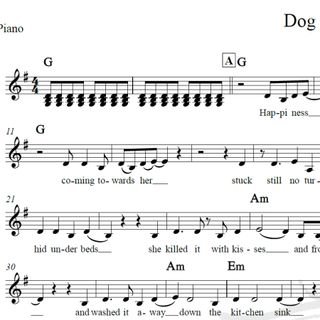 Dog days are over - Florence and the Machine - Piano/Vocal