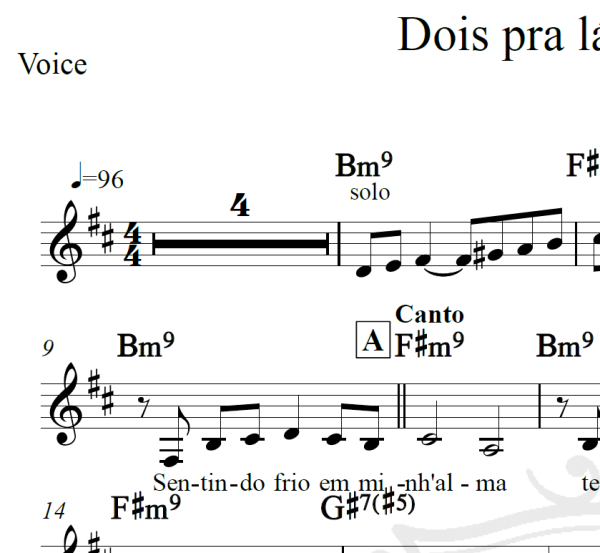 Dois pra lá dois pra cá - Elis Regina - Piano/Vocal