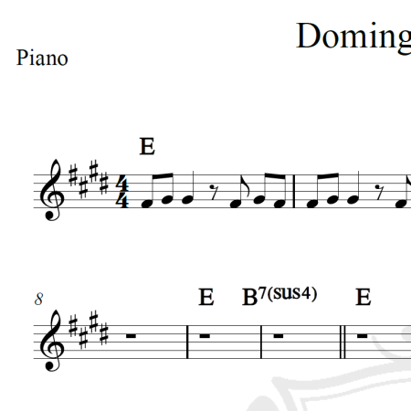 Domingo de manhã - Marcos e Belutti - Cifra