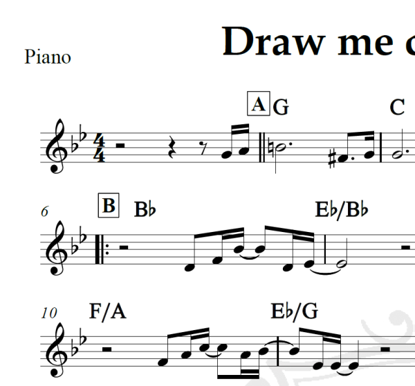 Draw me close to you - Michael W. Smith - Piano