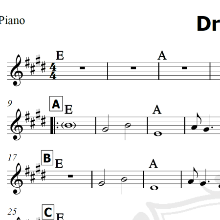 Dreams - The Cramberries - Piano