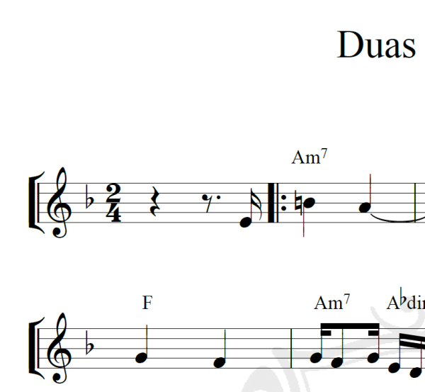 Duas Contas - Garoto - Piano