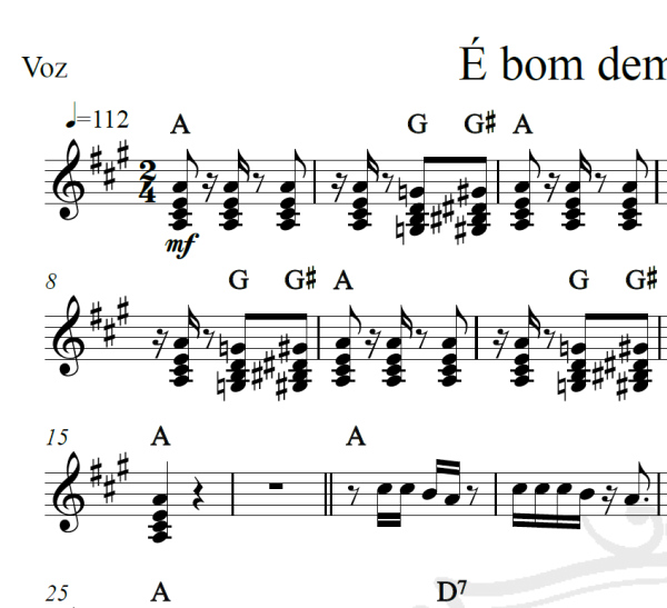 É bom demais/Outdoor - Só Pra Contrariar - Piano/Vocal