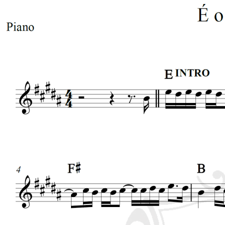 É o amor - Zezé Di Camargo e Luciano - Cifra