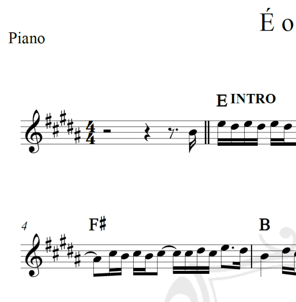 É o amor - Zezé Di Camargo e Luciano - Cifra