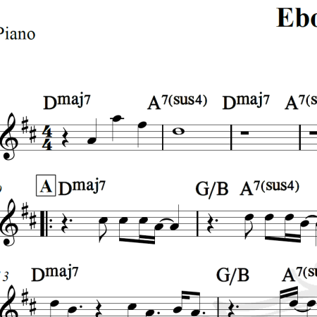 Ebony eyes - Rick James - Piano