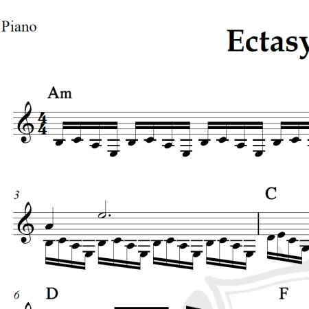 Ectasy of gold - Piano