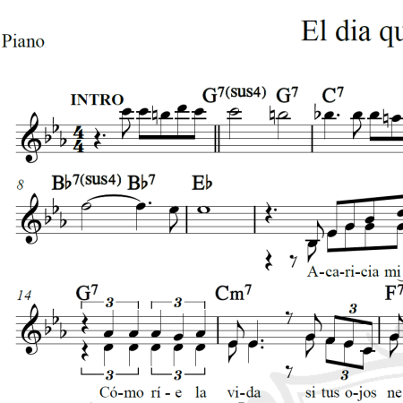 El dia que me quieras - Carlos Gardel - Piano/Vocal