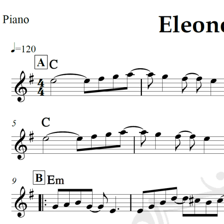 Eleonor Rigby - The Beatles - Piano