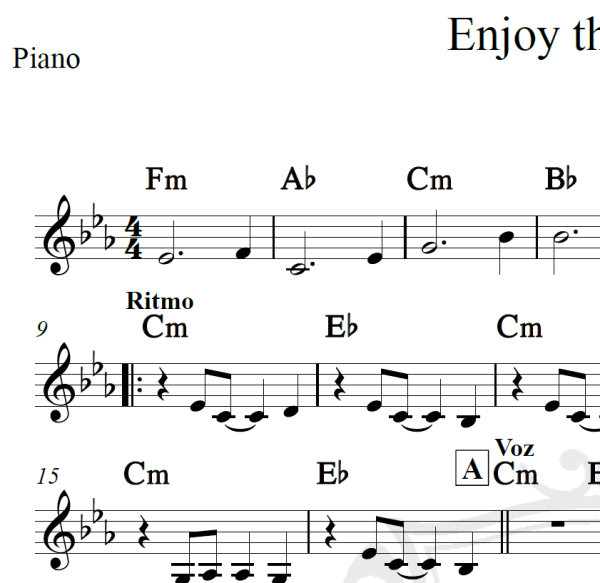 Enjoy the silence - Depeche Mode - Cifra