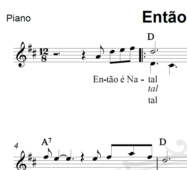 Então é natal (Happy Xmas) - John Lennon - Piano/Vocal
