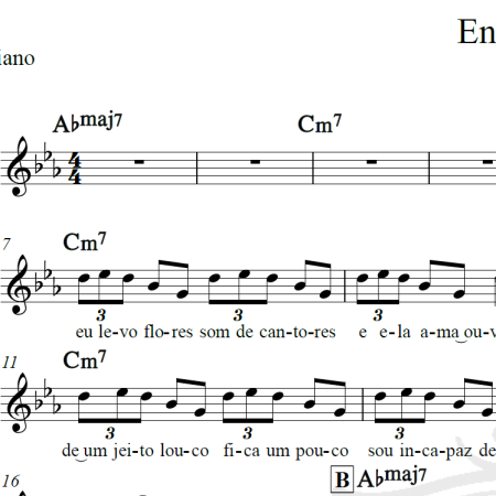 Envolvidão - Rael - Piano/Vocal