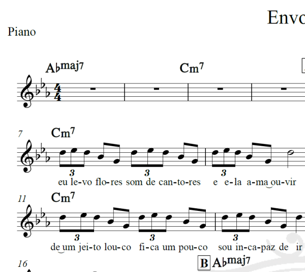 Envolvidão - Rael - Piano/Vocal