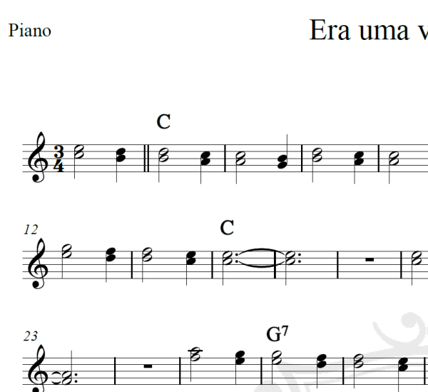 Era uma vez no oeste - Piano
