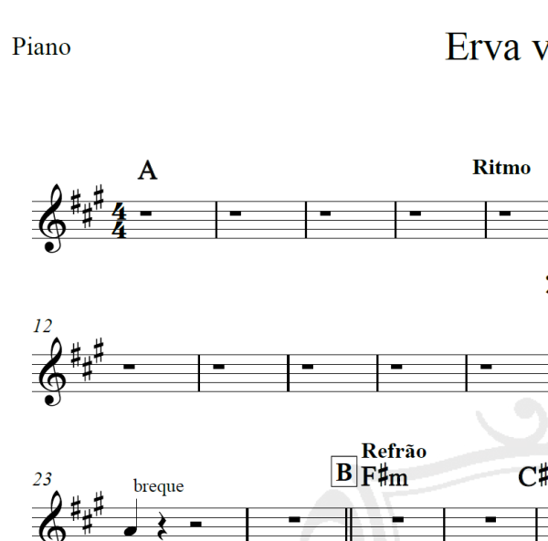 Erva venenosa - Herva Doce - Cifra