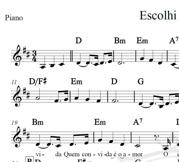 Escolhi te esperar - Marcela Taís - Piano/Voz