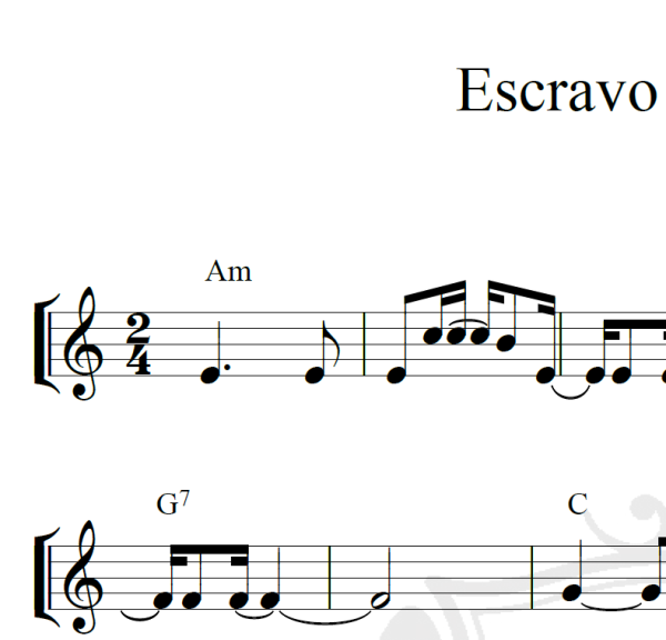 Escravo da alegria - Toquinho - Piano