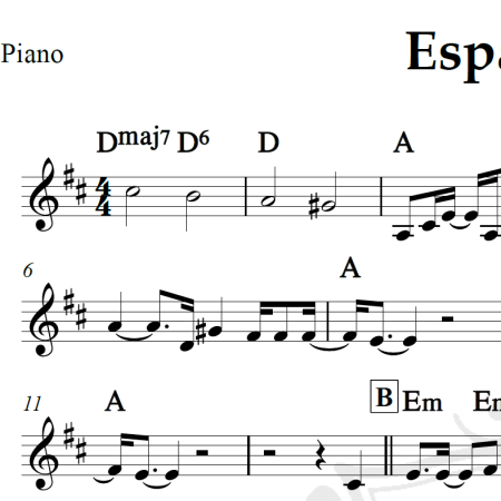 Espatódea - Nando Reis - Piano