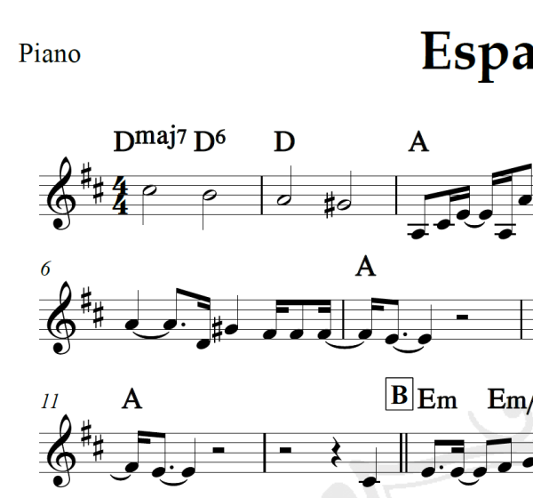 Espatódea - Nando Reis - Piano