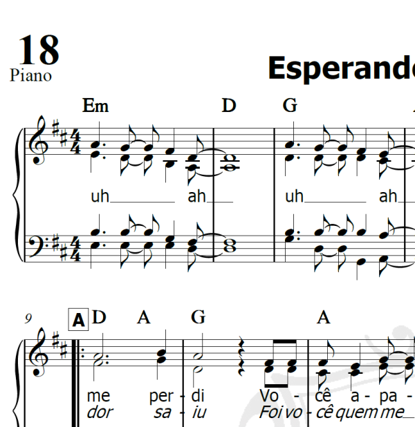 Esperando na Janela - Gilberto Gil - Piano