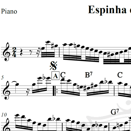 Espinha de bacalhau - Severino Araújo - Piano