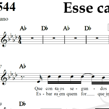 Esse cara sou eu - Roberto Carlos - Piano/Vocal