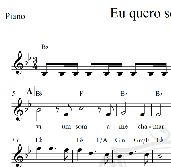 Eu quero sempre voltar - Paulo Ricardo - Piano/Vocal