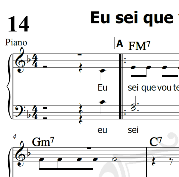 Eu sei que vou te amar - Tom Jobim - Arranjo Coral
