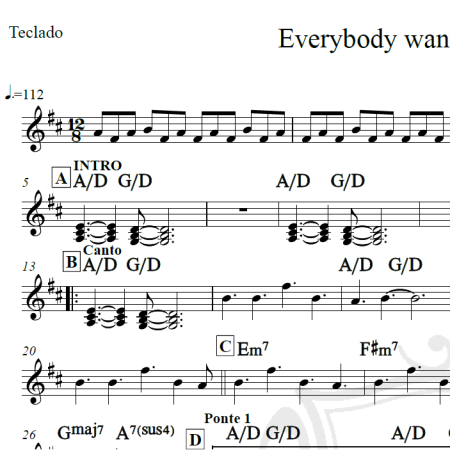 Everybody wants to rule the world - Tears for Fears - Piano