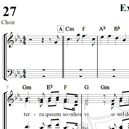 Exodus - Arranjo Coral