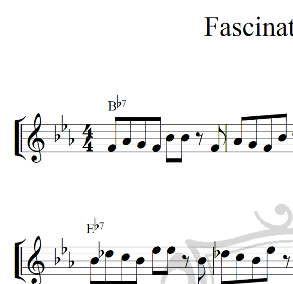 Fascinating rhythm - Piano